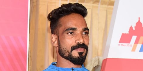 Marathoner T Gopi (Photo | Vinod Kumar T, EPS)