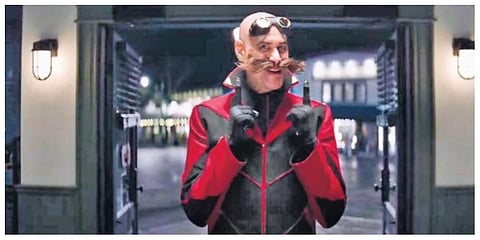 Jim Carrey in Sonic the Hedgehog 2