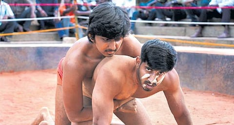 A still from the film Garadi