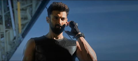 Aditya Roy Kapur in a still from 'OM: The Battle Within' (Photo| YouTube screengrab)