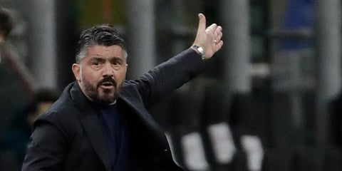 Valencia gaffer Gennaro Gattuso (Photo | AP)