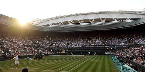 Wimbledon 2022 will also see full capacity crowd attending the tournament for the first time in three years since 2019. (Photo | AFP)