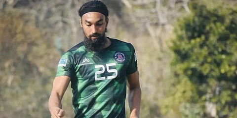 Gurmukh Singh was a vital cog for Rajasthan as they emerged champions in the second division of I-League in 2021. (Photo | Twitter)