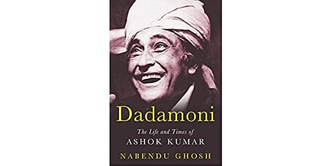 The book cover of 'Dadamoni: The Life and Times of Ashok Kumar'