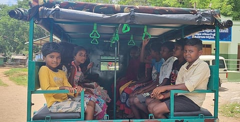 Coimbatore forest department along with NGOs has arranged a vehicle for tribal students at Anamalai Tiger Reserve ATR |Express