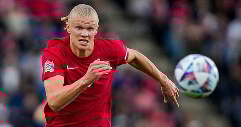 Erling Haaland said his family connections were among the reasons why he is joining Manchester City despite interest from many other major clubs in Europe. (Photo | AP)