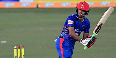 Afghanistan batter Najibullah Zadran (Photo | AFP)