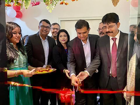 Chairman of PwC India Sanjeev Krishan at the opening ceremony of Bhubaneswar branch. (Photo | EPS)