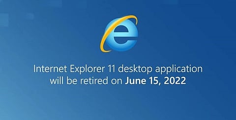 The Internet Explorer is retiring on June 15, 2022. (File Photo)