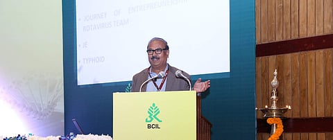 Krishna Ella ,Chairman and MD, Bharat Biotech International Limited (Photo | Biotech4India Twitter)