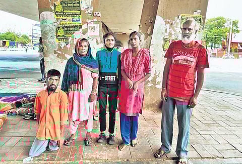 The family had migrated from Bulandshahr to Delhi to earn a living . (Photo| Zaid Nayeem)