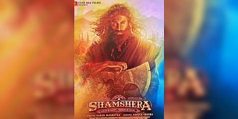 Leaked poster of Ranbir Kapoor's 'Shamshera' (Photo | IANS)