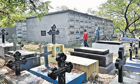 Multi-tier vaults at the Kilpauk cemetery | P Jawahar