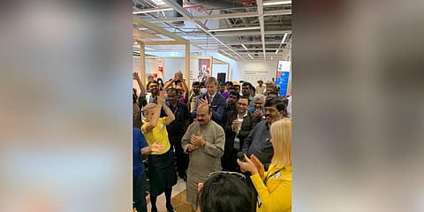 CM Bommai inaugurtes largest IKEA store in India(Photo | Klas Molin/Twitter)