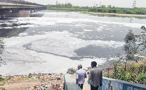 Study will look into leaching impact of micro-plastics on Yamuna banks. (Photo| Express)