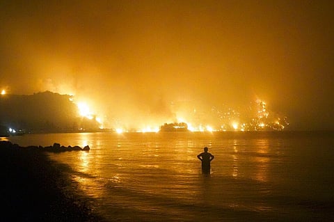 Wildfires across Spain have destroyed tens of thousands of acres of wooded land (Photo | AP)