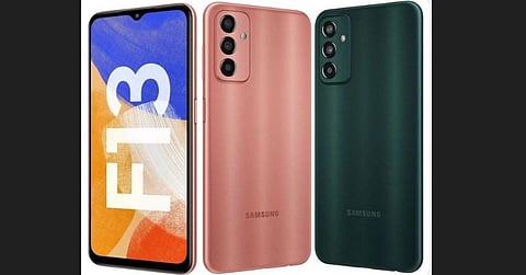 An image of Samsung Galaxy F13 used for representational purpose only. (Photo | Twitter)