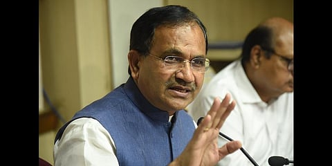 Union Minister for State for Chemicals and Fertilisers Bhagwanth Khuba. (File Photo | Nagaraja Gadekal, EPS)