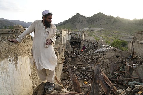 A powerful earthquake struck a rugged, mountainous region of eastern Afghanistan, flattening stone and mud-brick homes and killing at least 1,000 people. (Photo | AP)