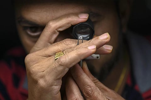 Some 90 percent of the world's diamonds are cut and polished in the bustling industrial city and elsewhere in the western state of Gujarat. (Photo | AFP)