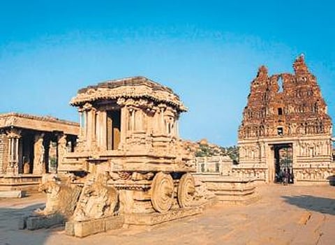 Cultural monuments at Hampi. (File Photo)