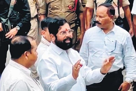Rebel Shiv Sena leader Eknath Shinde. (Photo | PTI)