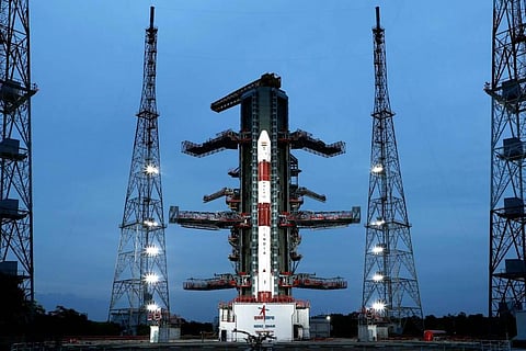 Indian Space Research Organisation's (ISRO) NewSpace India Limited (NSIL)- 'PSLV-C53' mission rocket. (Photo | PTI)