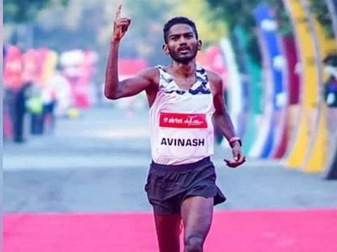 Avinash Sable. (Photo | Twitter, @India_AllSports)