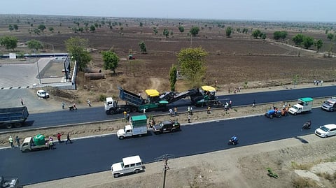 A new national highway built. ( Photo EPS)