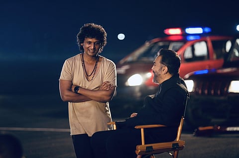 Logesh Kanagaraj and Kamal Haasan. (Photo | Twitter)