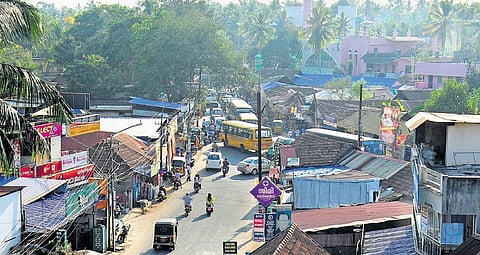 The congested Vattiyoorkavu Junction | B P Deepu
