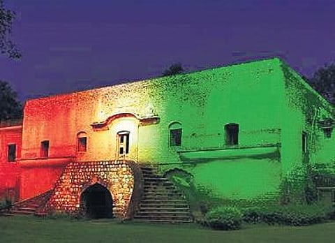 One of the oldest historical sites- Baradari Qudsia Bagh.