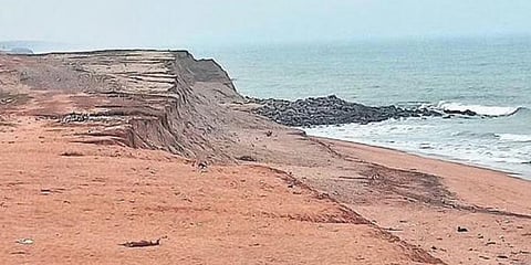 Aryapalli beach of Chhatrapur. (Photo | Express)