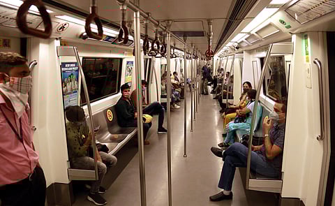Delhi metro (Photo | EPS/Shekhar Yadav)