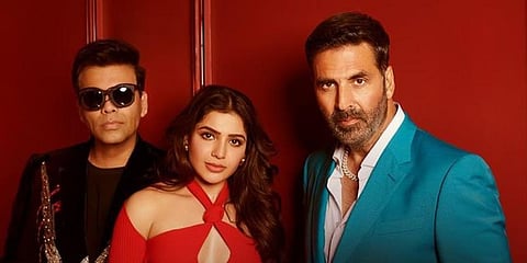 Akshay Kumar and Samantha Ruth Prabhu to grace new episode of 'Koffee with Karan' (Photo | Disney+ Hotstar)