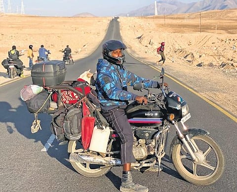 Pawsome trip: Kerala man's epic Ladakh tour with his furry friend
