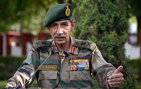 Lt Gen (Retd) DS Hooda led the surgical strike happened afte the suicide attack on army base camp in URI took place in 2016.(Photo | PTI)