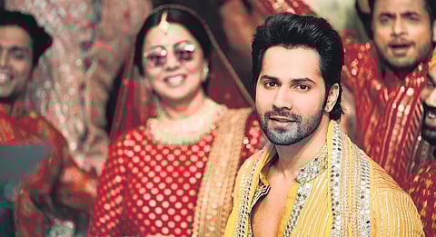 A still from the Jugjugg Jeeyo movie.