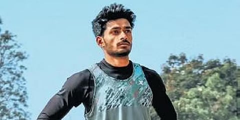 Indian athlete Eldhose Paul (Photo| EPS)