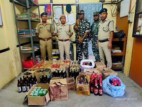 The police recovered 400 bottles of liquor, 500 packets of condom and contraceptive pills, 37 vehicles and 47 mobile phones.