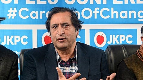 People's Conference chairman Sajad Lone. (Photo | PTI)