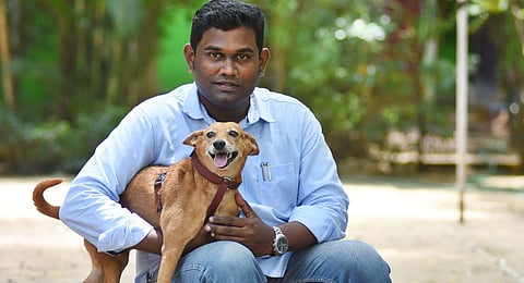 Antony Rubin started working towards animal welfare as a Class 11 student. (Photo | Ashwin Prasath)