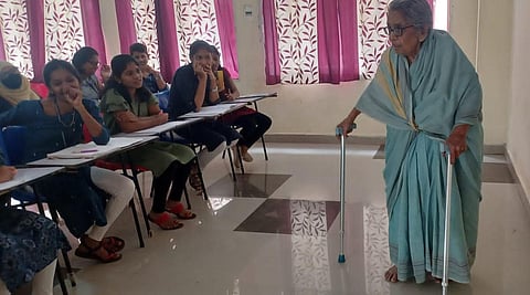 Professor Chilukuri Santhamma (Photo| EPS)