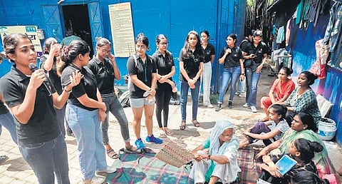 An awareness drive by Girl Up Aashayein