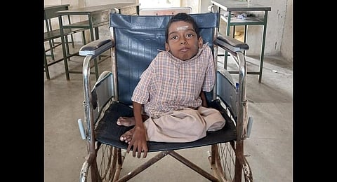 TN boy suffering from polio stands first on NMMS merit list, targets NEET
