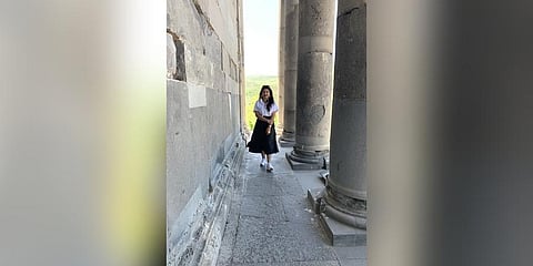 Megha Kohli in Armenia.