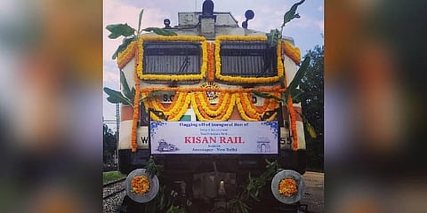 Kisan rail (Photo | Twitter/@ChandruduIAS)
