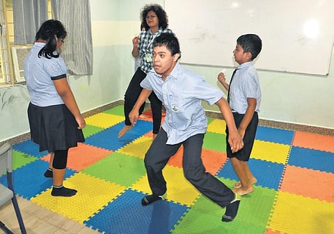 Students enjoying a dance session at the school | IRFANA