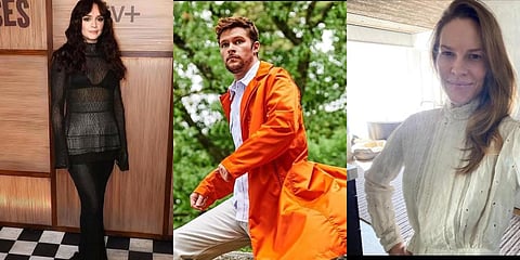 From left Olivia Cooke, Jack Reynor, and Hilary Swank.