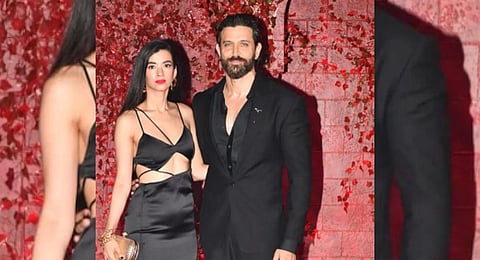 Hrithik Roshan and Saba Azad. (Photo | Instagram)